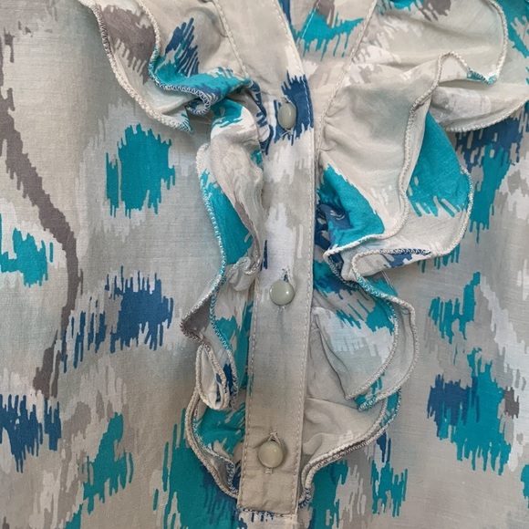 Loft Cotton and Silk blend sleeveless blouse - Picture 5 of 8